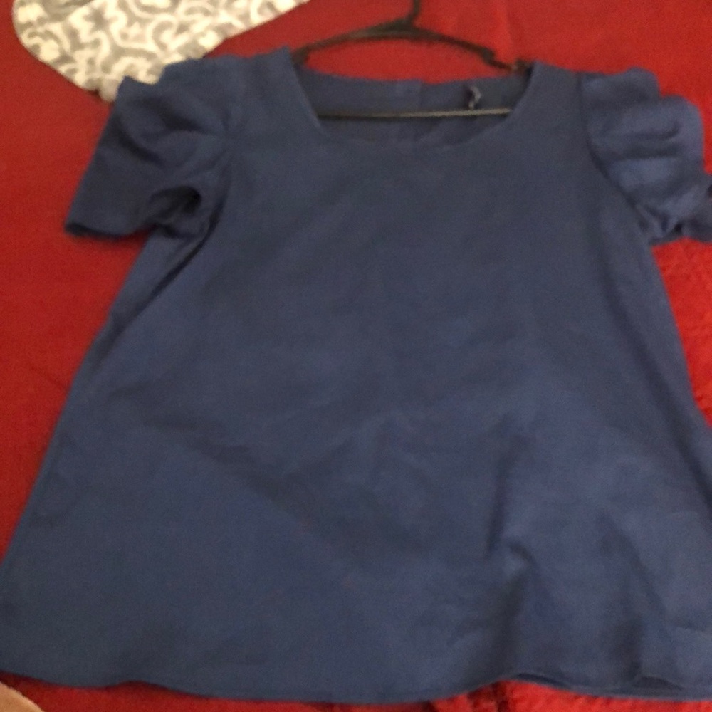 Navy blue blouse Medium